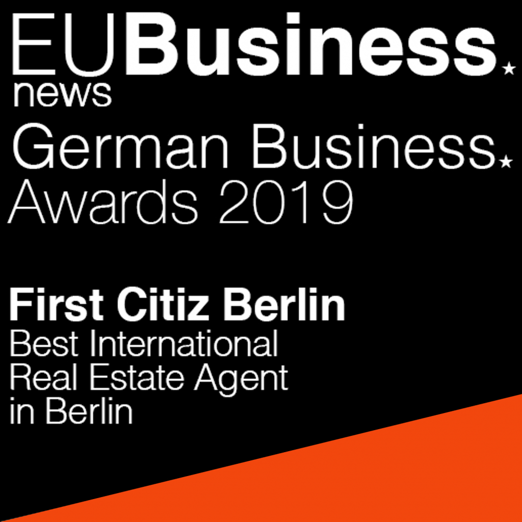 Prize of the best international real estate agent in Berlin - 2019 edition