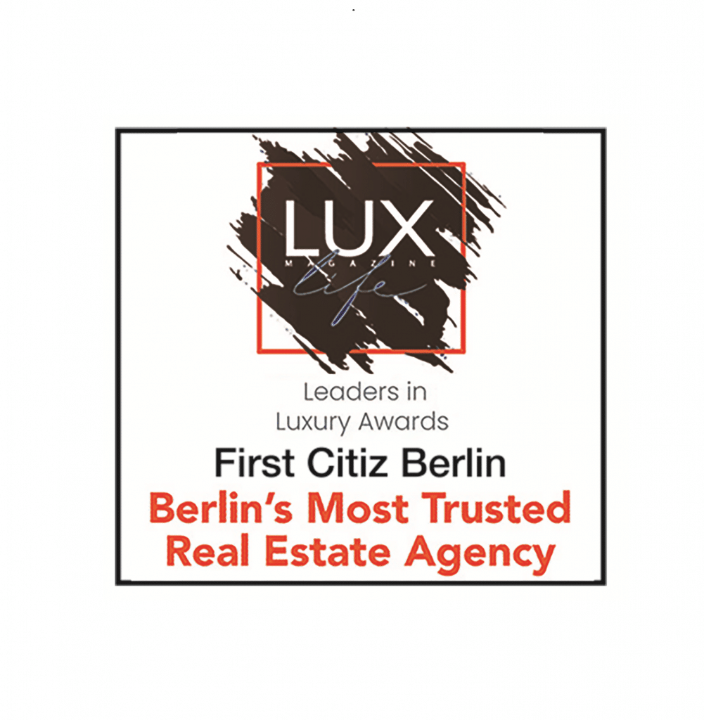 Awarded Berlin's most trustworthy real estate agency – 2021 – First Citiz Berlin