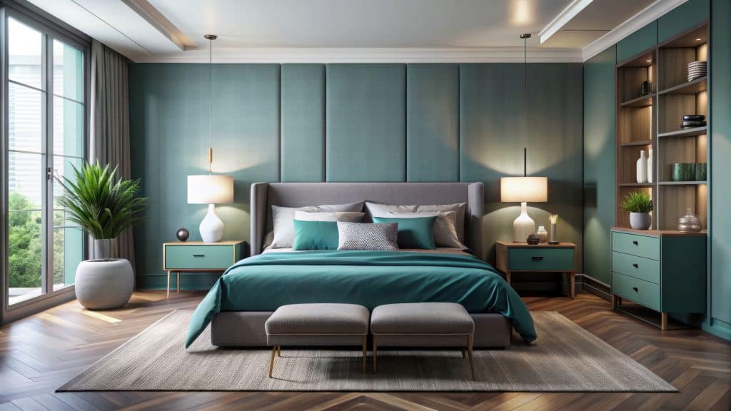 Luxus Eigentumswohnung Berlin: Schlafzimmer mit Stil und Raffinesse.