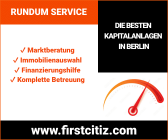 Rundumservice bei Kapitalanlagen Veranschaulichung von First Citiz Berlin
