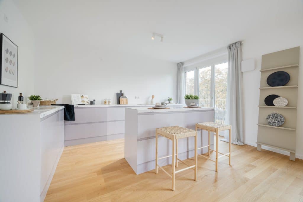 Küche im Hofgartenhaus in Berlin-Kreuzberg