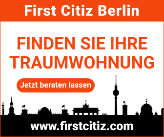 First Citiz Werbeanzeige. First Citiz hilft ihnen dabei Ihre Traumwohnung in Berlin zu finden