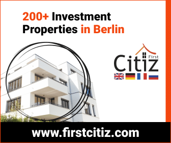 Over 200 Investment properties in Berlin with First Citiz