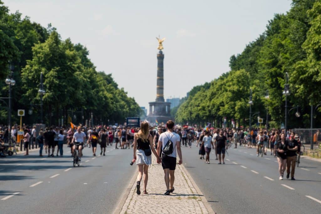 Straßenfest in Berlin Tiergarten