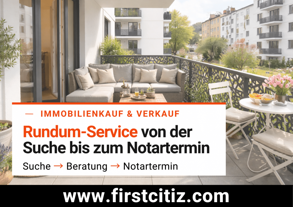 Rundumservice und Kostenlose Immobilienberatung bei der Immobilienagentur First Citiz in Berlin