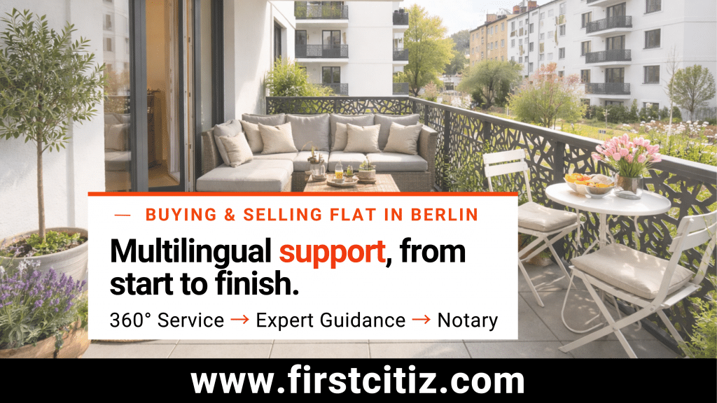 Discover Berlin’s finest new-build developments: Choose with multilingual support from First Citiz on your side