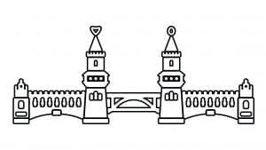 Filigran der Berliner Oberbaumbrücke