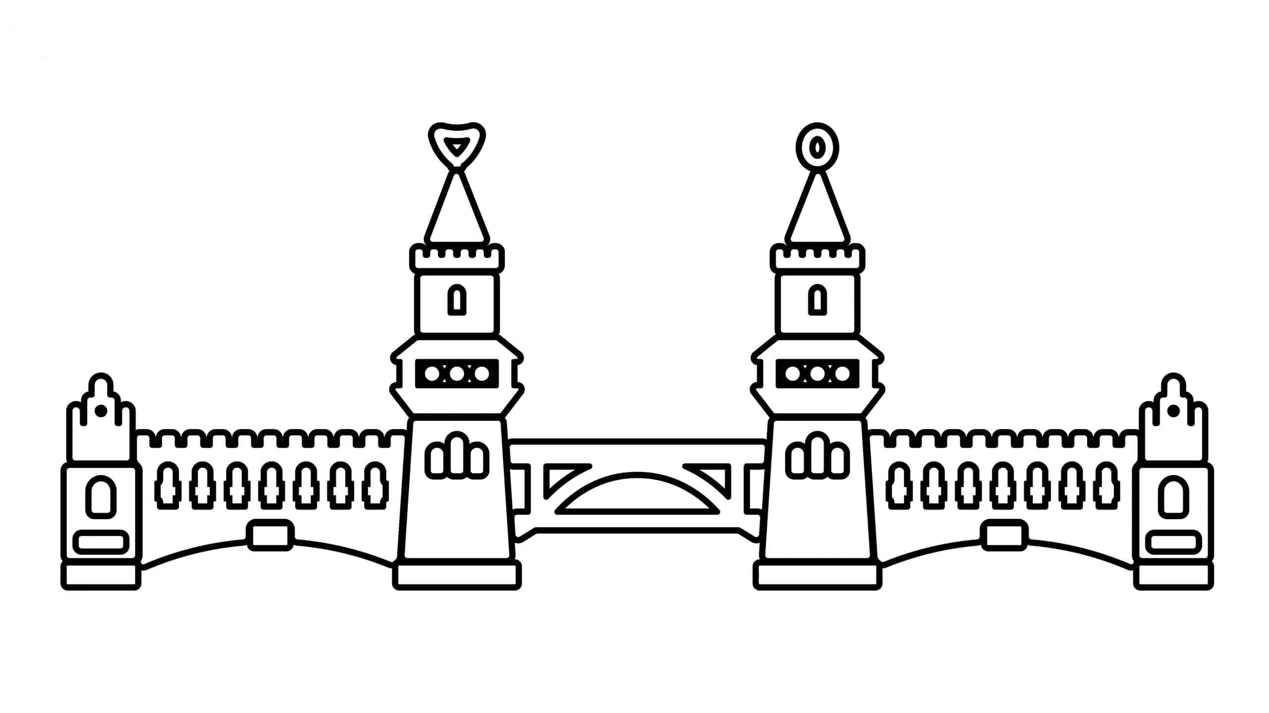 Filigran der Berliner Oberbaumbrücke