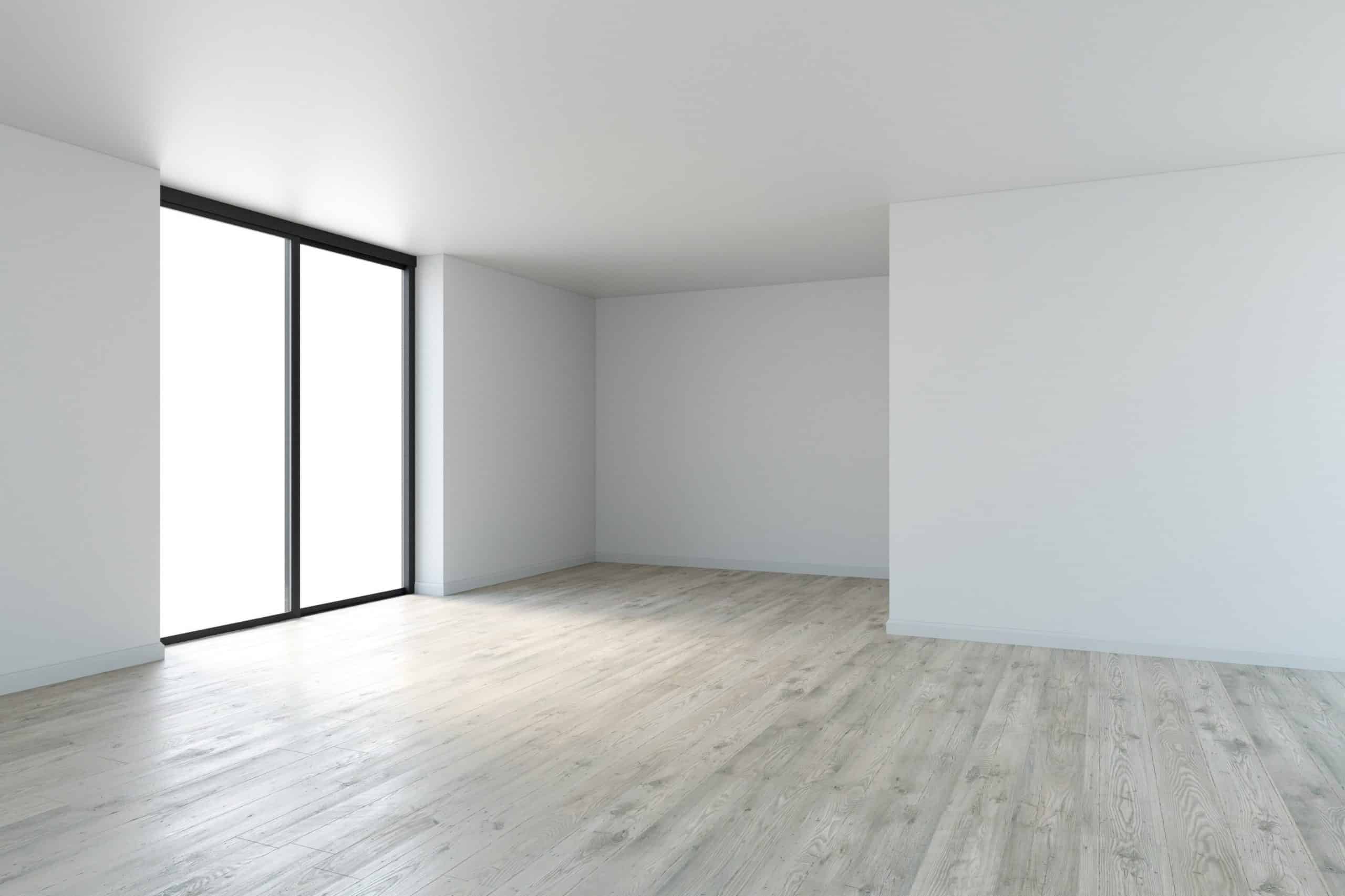 Innenaussicht einer leeren Wohnung