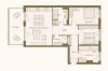 Bel appartement neuf de 4-pièces au coeur du quartier branché Friedrichshain - Grundriss