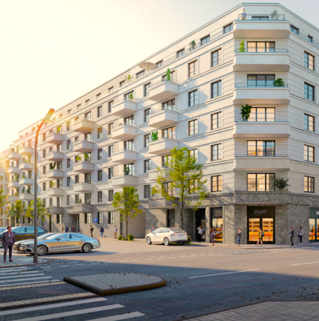 Stunning brand-new 3-room apartment with 2 balconies next to Winterfeldtplatz - Bild
