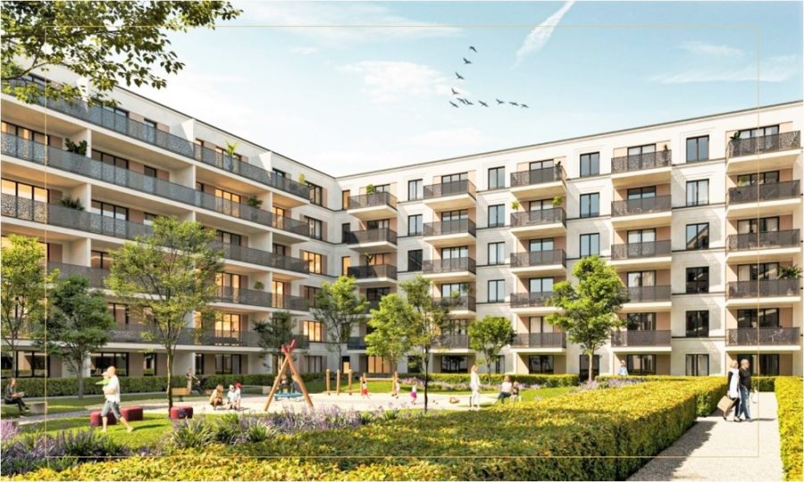 Новая комплекс: 4-комнатная квартира с двумя террасами в Фридрихсхайн - Titelbild