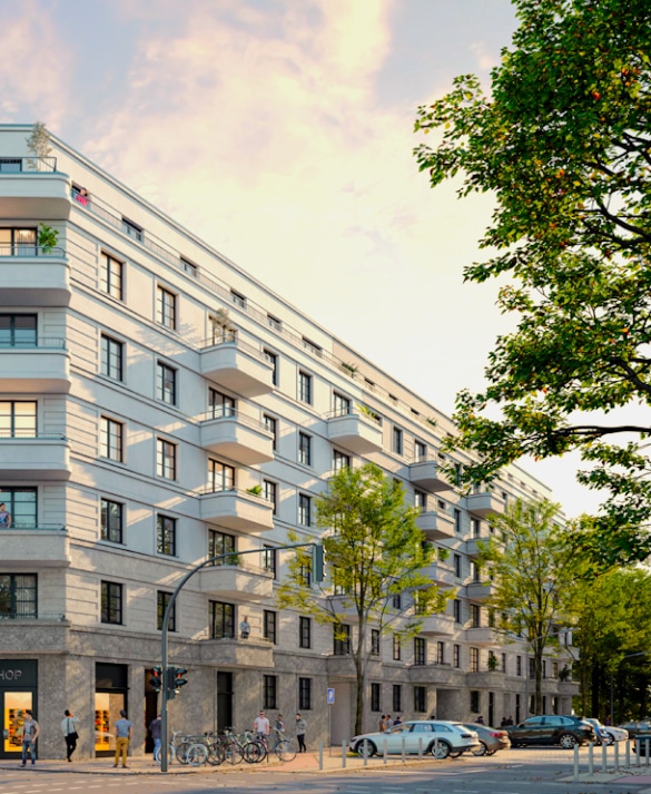 Qlistings - For investors : Brand-new apartment with balcony in the heart of Berlin Property Image