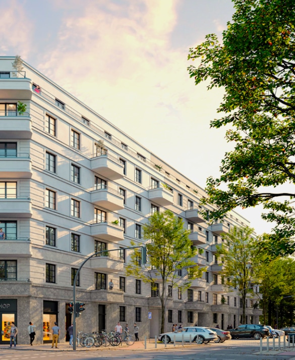 Qlistings - For investors : Brand-new apartment with balcony in the heart of Berlin Property Thumbnail