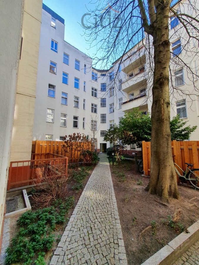 Libre de suite: Superbe appartement Altbau de 2 pièces au coeur de Brüsseler kiez - Bild