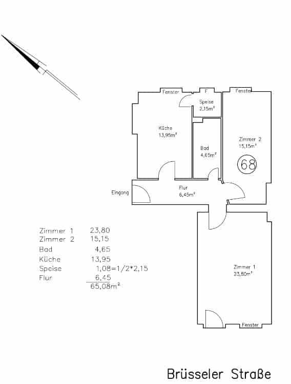Привлекательные инвестиционная недвижимость: сданная в аренду 1-комнатная квартира в Веддинге - WE68