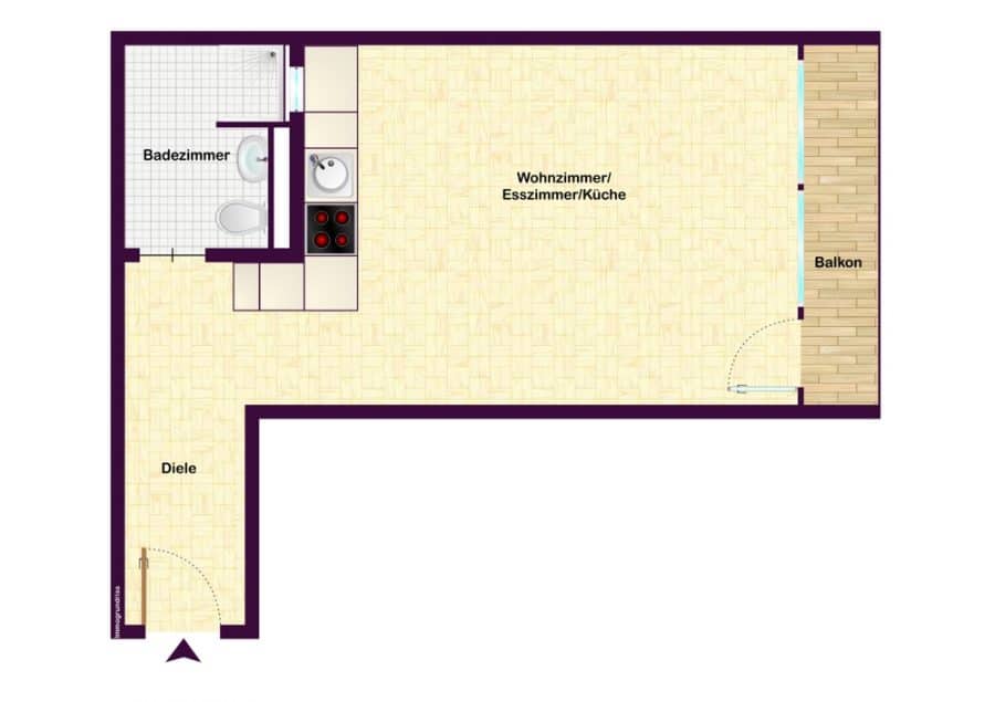 Sold by First Citiz: Excellent property investment in the most demanded area of Berlin - floor plan