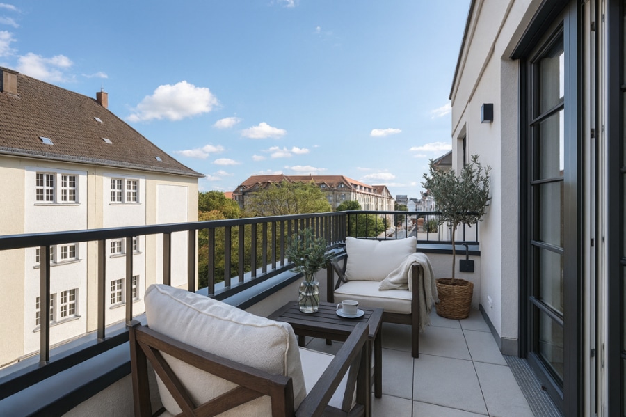 Luxurious 2-room apartment with large balcony in front of Winterfeldtplatz - Bild