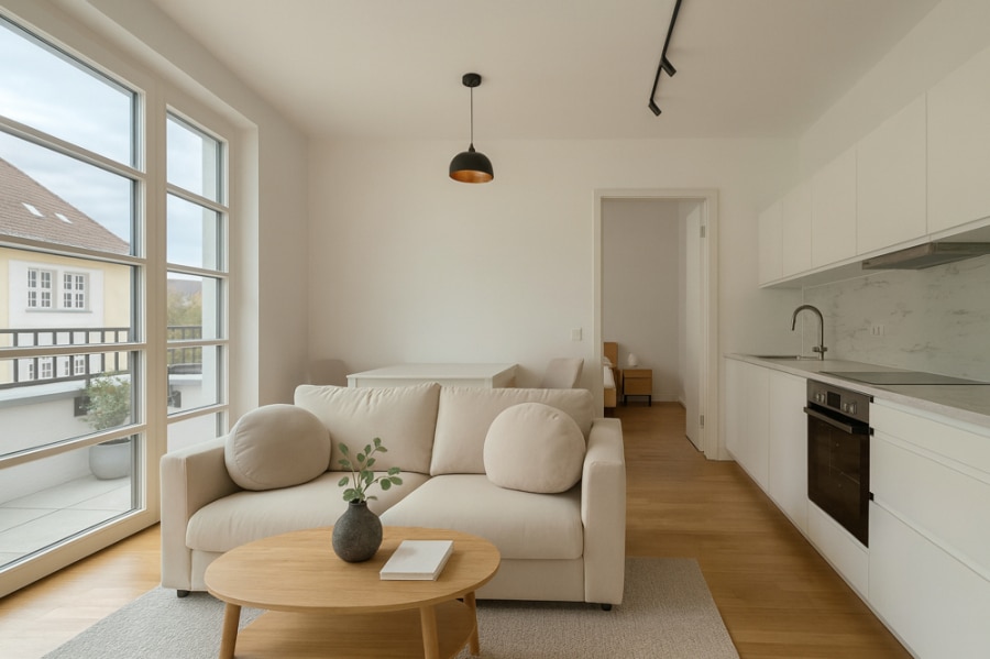 Luxurious 2-room apartment with large balcony in front of Winterfeldtplatz - Bild