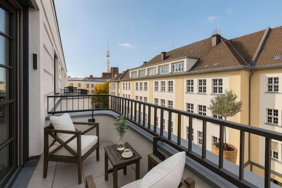 Luxurious 2-room apartment with large balcony in front of Winterfeldtplatz - Bild