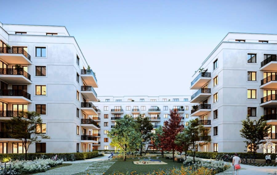 Hochwertige 3-Zimmer-Neubauapartment umrundet mit großzügiger Terrasse in bester Lage von Schöneberg - Titelbild