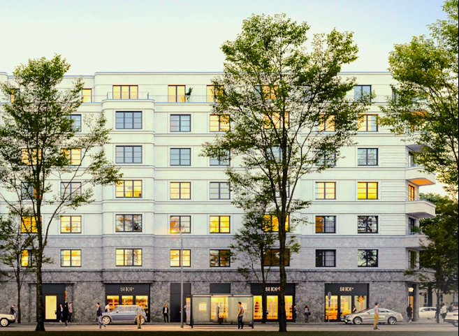 Hochwertige 3-Zimmer-Neubauapartment umrundet mit großzügiger Terrasse in bester Lage von Schöneberg - Bild