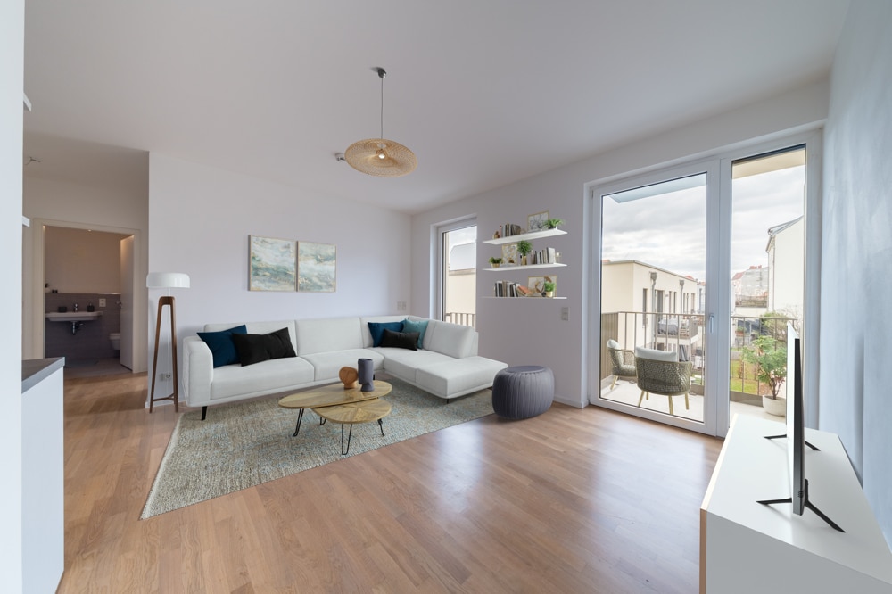 Qlistings - Ready to move-in: New build 2-room apartment with balcony in Weissensee - border to Prenzlauer Berg Property Image