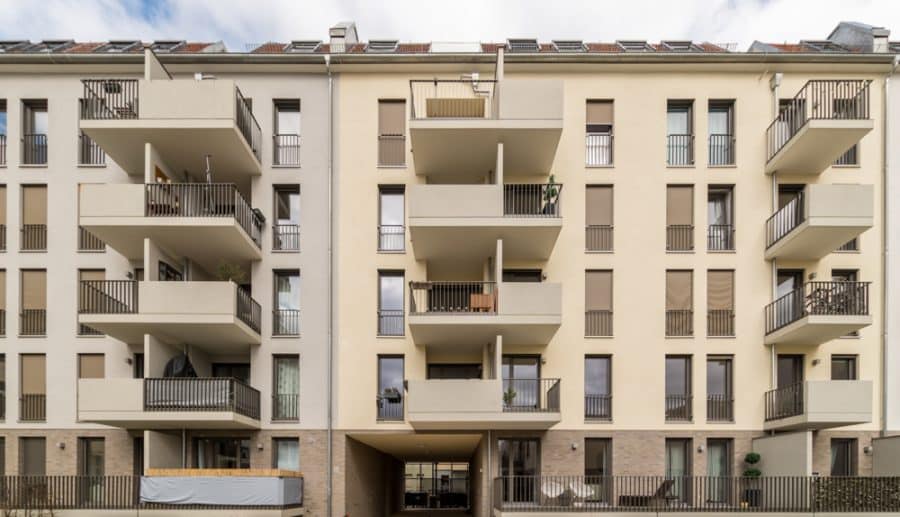 Sold with First Citiz Berlin: Vacant New build 2-room apartment with balcony in Weißensee - border to Prenzlauer Berg - Bild