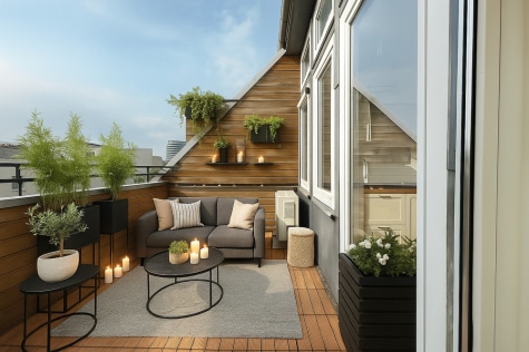 SOLD! Penthouse in Wrangelkiez – bright 2–3 rooms with sunny terrace in ...