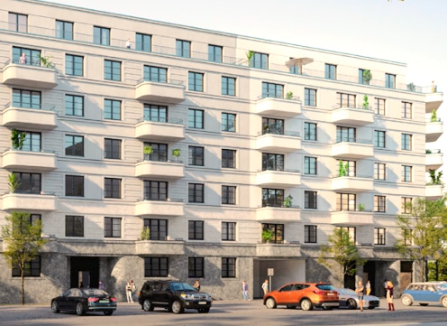 Stunning brand-new 3-room apartment with 2 balconies next to Winterfeldtplatz - Bild