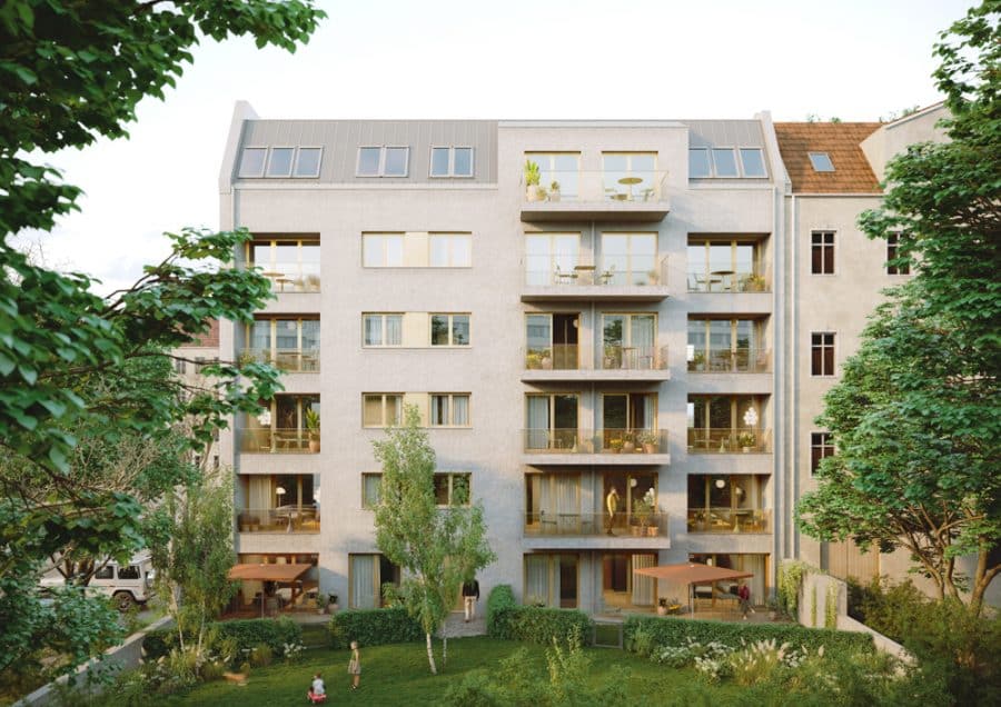 Erstklassige 2-Zi Neubauwohnung mit Balkon & A+ Energieeffizienz - Gartenhaus Süd