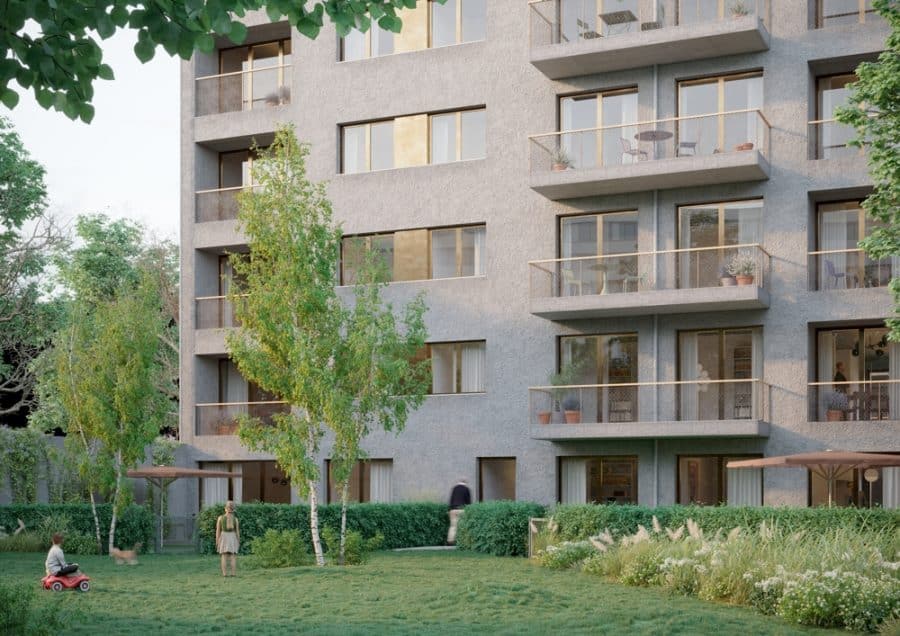 Erstklassige 2-Zi Neubauwohnung mit Balkon & A+ Energieeffizienz - Gartenhaus Süd