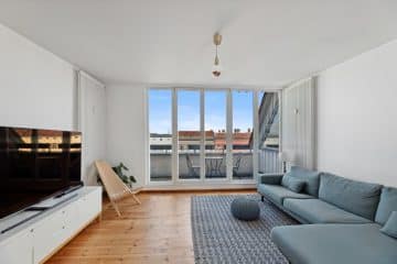 Bezugsfreies 2-Zimmer Penthouse mit 2 Terrassen & Fernsehturmblick in Kollwitzkiez, 10435 Berlin, Dachgeschosswohnung