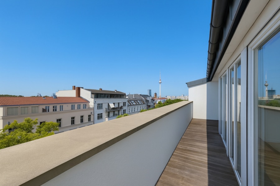 Kollwitzstplatz: 5-room Penthouse with Roof Terrace, Wasserturm & Skyline views - Bild