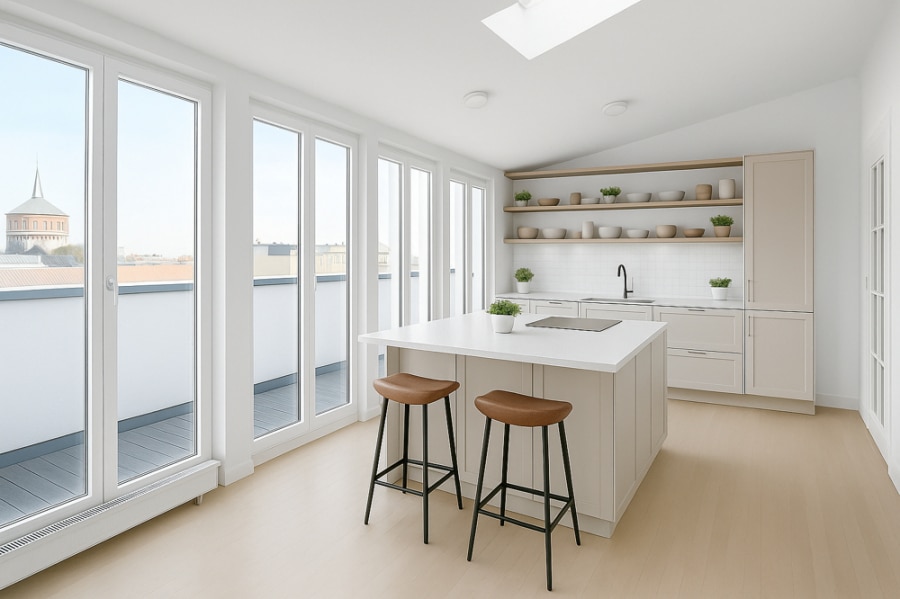 Kollwitzstplatz: 5-room Penthouse with Roof Terrace, Wasserturm & Skyline views - Cover photo