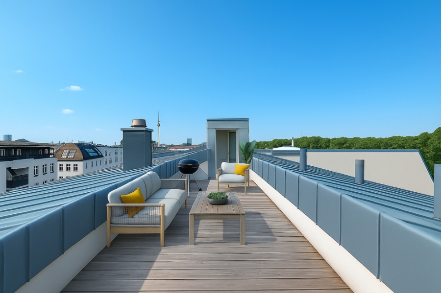 Kollwitzstplatz: 5-room Penthouse with Roof Terrace, Wasserturm & Skyline views - Bild