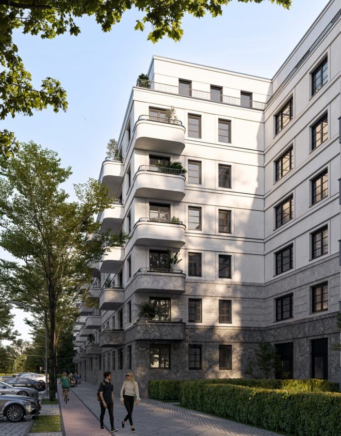 Brand-new uspcale 2-room apartment with large balcony for sale at Winterfeldtplatz in Schöneberg - Bild