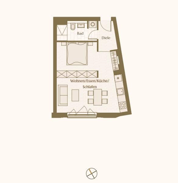 Einzigartiges 2-Zimmer-Apartment nur 5 Minuten von Alexanderplatz entfernt - Titelbild