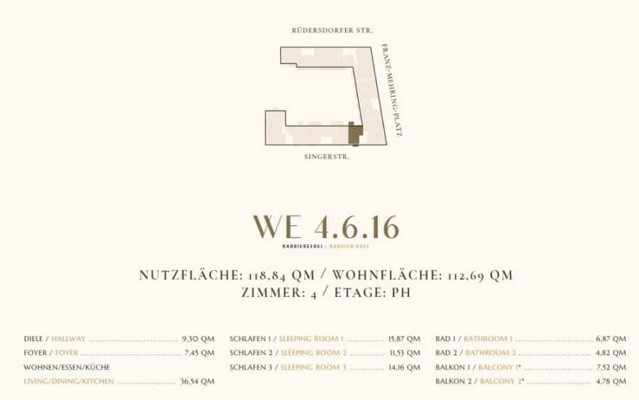 Prime location: 4-room penthouse with double exposure close to Alexanderplatz - Bild