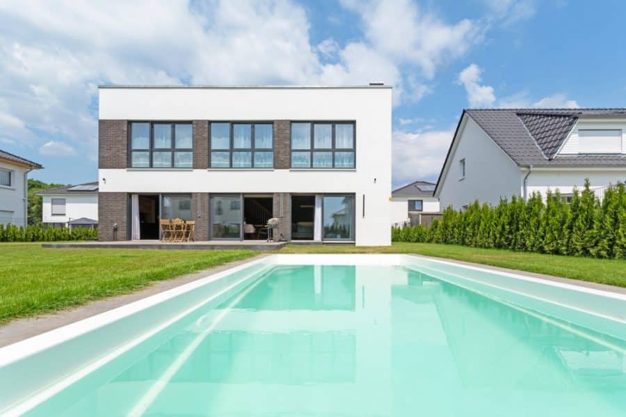 Maison neuve de 4 chambres avec piscine chauffée et grand jardin à deux pas de Bürgerablage - Bild