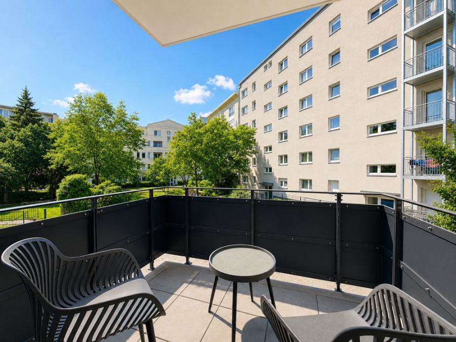 Ready to move-in 1-room new built apartment with balcony close to Berlin-Mitte - Bild