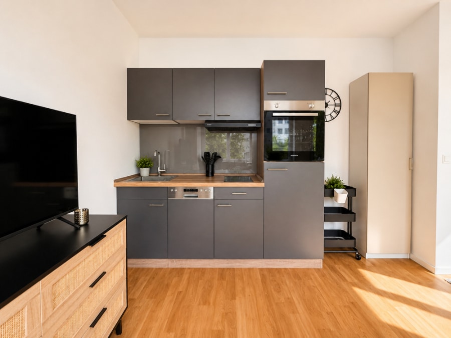 Ready to move-in 1-room new built apartment with balcony close to Berlin-Mitte - Bild