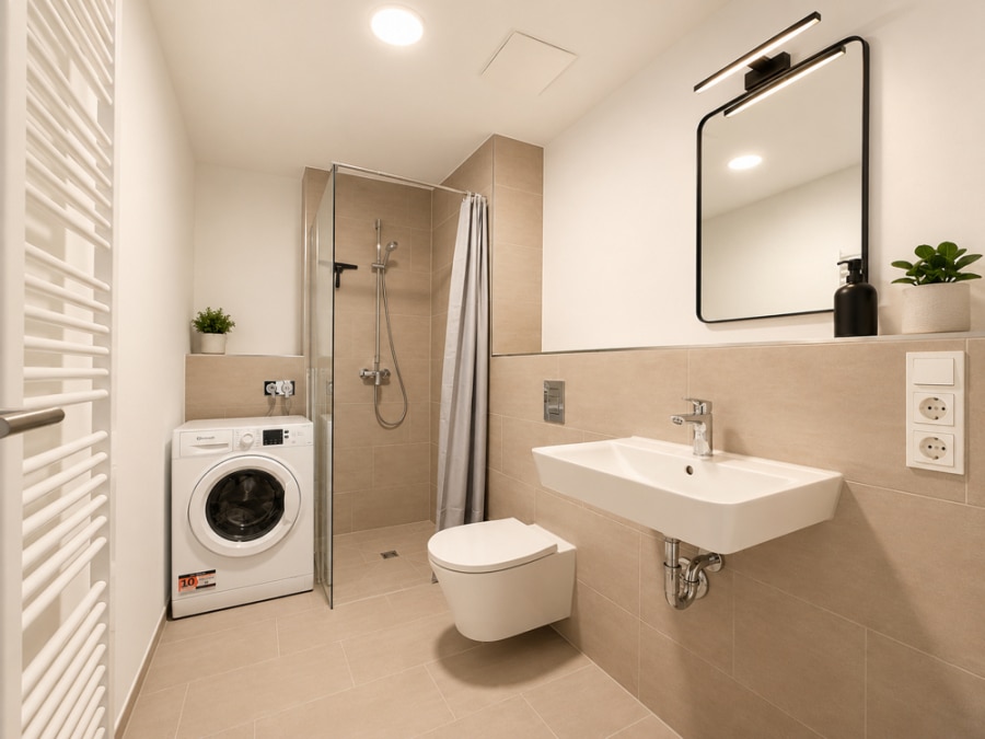 Ready to move-in 1-room new built apartment with balcony close to Berlin-Mitte - Bild