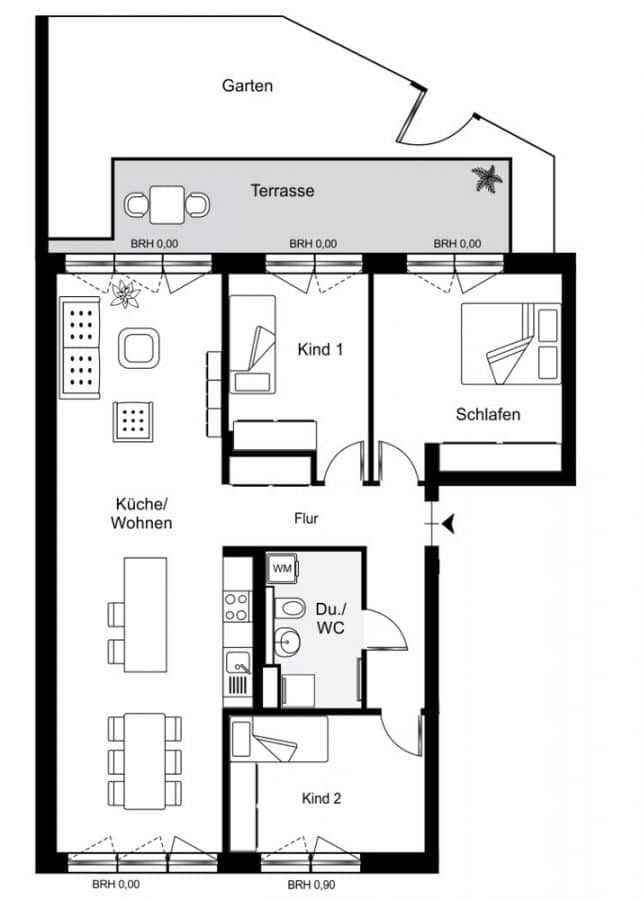 Appartement neuf de 4 pièces avec gradin et terrasse à deux pas de Prenzlauer Berg! - Bild